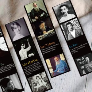 30 Famous Novel Man Creative Bookmark