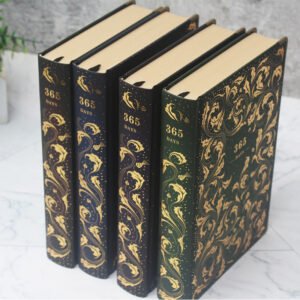 365 Days Simple Retro Craft Paper Notebook Diary