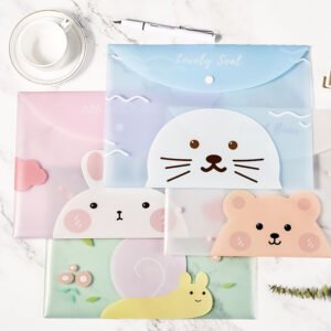 4 pcs set A4 size Paper Holding Files