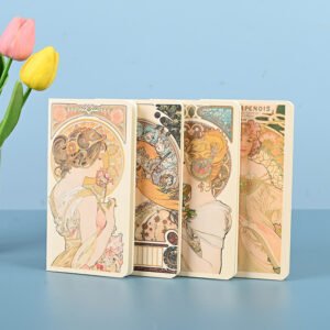 48K Mucha literary blank notebook