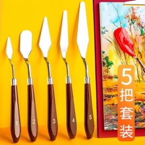 5 Pcs Painting Scraper Art Tools