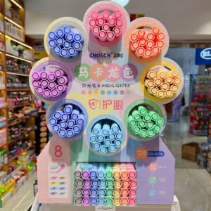8 Color Macaroon Water Based Highlighter Pen Set