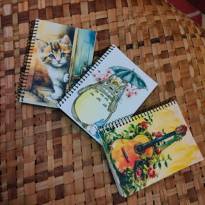 A6 Size Off White Paper Notebook