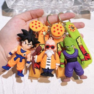 Anime Dragon Ball Z Characters Silicone Keychain Pendent