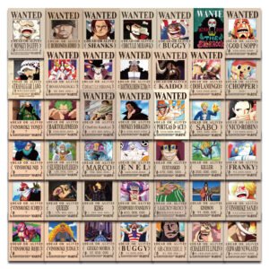 Anime One Piece Wanted Poster Sticker