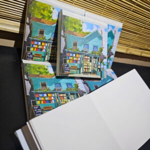 Anime Painting House Hard Cover Water Color Book