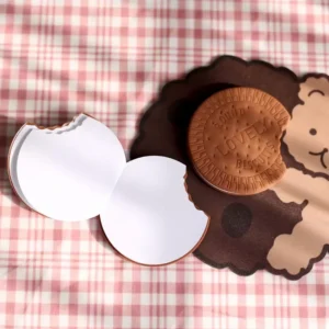 Biscute Shape Silicon Cover Mini Memo Pad