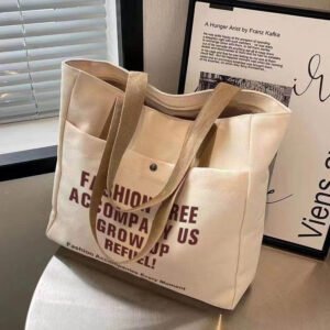 Canvas Bag Large Capacity Female Shoulder Bag