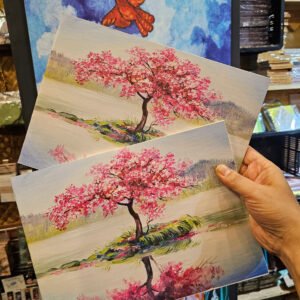 Cherry Blossoms Art Simple Drawing Book