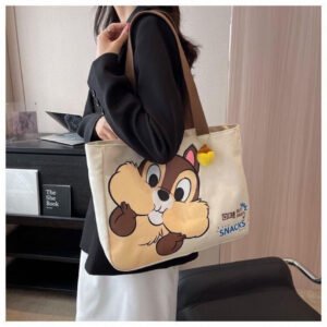 Chipmunk Large Capacity Canvas Bag