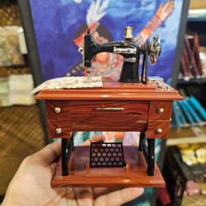 Classical Sewing Machine Style Retro Music Box