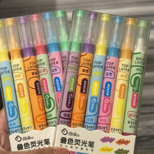 Creative Double Headed 6 Pcs Multicoloured  Marker
