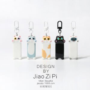 Cute Cartoon Cat Keychain Pendant