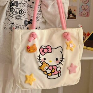 Cute Hello Kitty Double Hanging Shoulder Bag