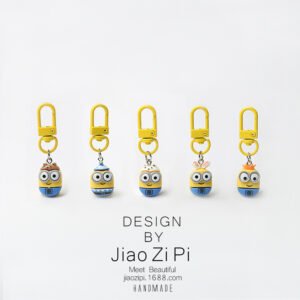 Cute Minions Shape Keychain
