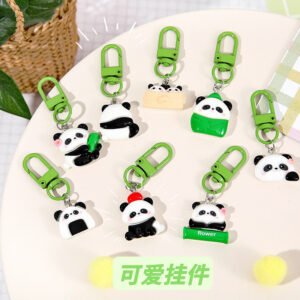 Cute Panda Shape Keyring and Pendent