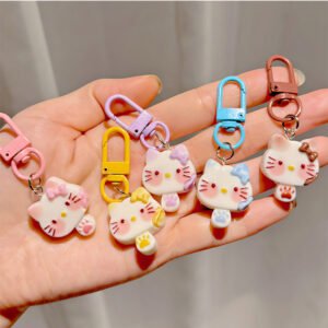 Cute Soft Hello Kitty Ice Cream Series Keychain
