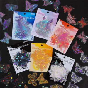 Drizzle Butterfly Dream Waterproof PET Sticker