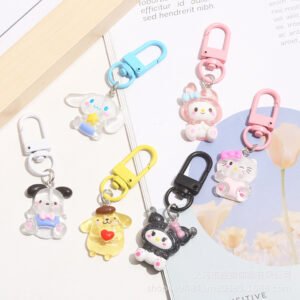 Fine Flash Clear Sanrio Seires Keychain