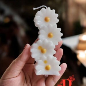 Flower Tower Shape Handmade Candle by Craftrasin by Proma