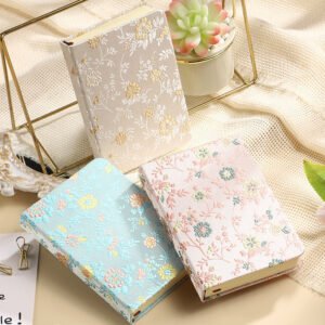 Fresh Floral notebook A6 portable pocket book hardcover fabric hand book