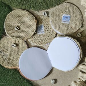 Handmade Carfted Mini Round Shape Art Book