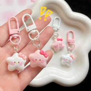 Hello Kitty Star shape Keychain