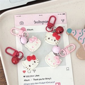 Hello Kitty With Bell Key Ring