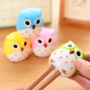 Kawaii Owl Shape Double Hole Pencil Sharpnar