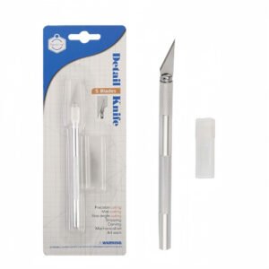 Keep Smiling Detailed Knife With Extra Blade