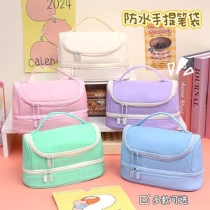 Large Capacity Double Layer Pencil Case