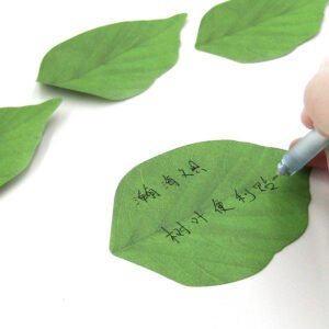 Leaf Shape Post it Sticky Note