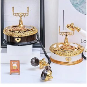 Light Luxury Classical Style Creative Dial Old-fashioned Telephone Music Box