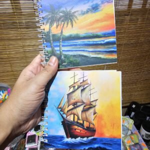 Lively Painting Canvas Paper Drawing Book