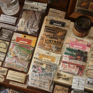 Looking For Memories Series Retro ins Style Notebook Material Decoration Sticker