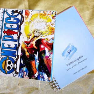 Luffy Gear 5 One Piece Theme 4 Colored Paper Notebook