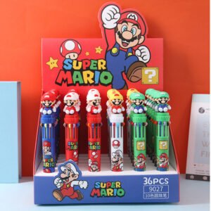 Mario Shape 10 Color Ballpoint Pen
