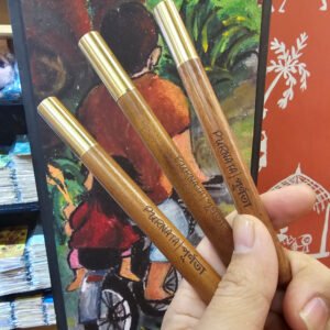 Metal Wood Brass Rosewood Signature Gel Pen