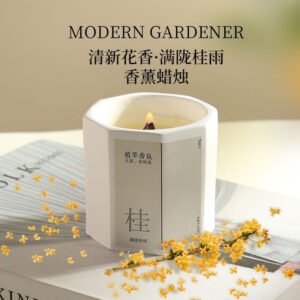 Octagonal Cup Osmanthus Scented Candle