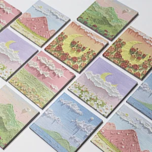 Oil Painting 3D Look Sticky Note (Random)