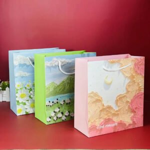 Oil Painting Printed Gift Bag