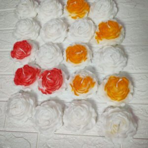 Peony Shape Handmade Candle By Craftyrasin By Proma