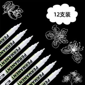 Permanent Waterproof Art Highlighter White Marker