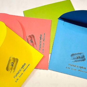 Plain 4 color 4 pcs  Envelop Set
