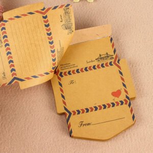 Retro Envelope Style Tear Off Memo Pad