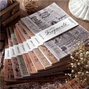 Retro Fragment Broken Language Series Journal Metarial