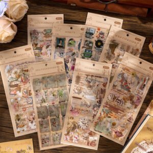 Retro Nostalgic Journal Sticker