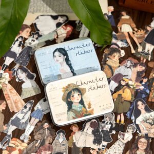 Romantic Series Characters Collection Iron Box Sticker Set