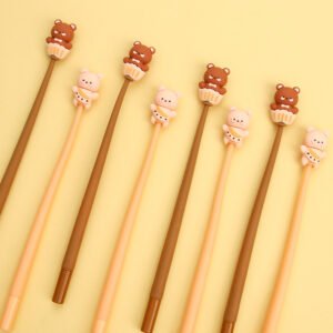 Silicon Body Bear Gel Pen