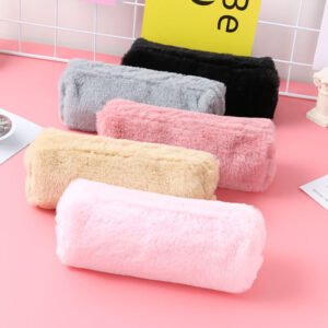 Small Cute and Creative Girl Plush Octagonal Pencil bag